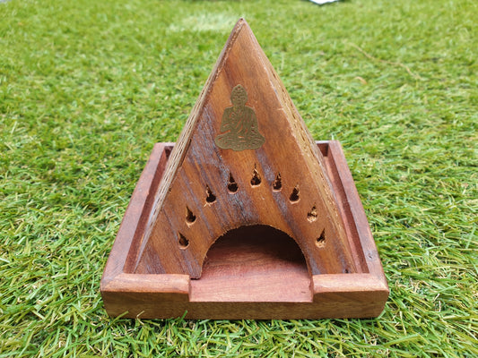 Porte Encens Pyramide Bouddha